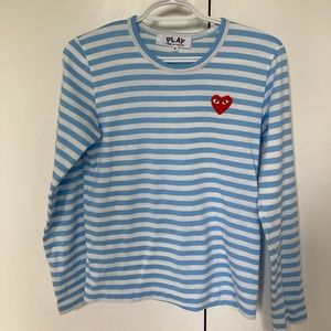 Comme Des Garcons Play Red Heart Long Sleeve